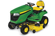 john deere x series lawn tractors for sale