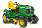 Follow link to the X754 Signature Series 4-Wheel Steer Tractor, Less Mower Deck product page.
