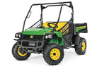 Follow link to the Gator&amp;#8482; XUV855E (Green &amp; Yellow) Utility Vehicle (MY20) product page.