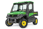 Follow link to the Gator&amp;#8482; XUV835R (Green &amp; Yellow) Utility Vehicle; Cab + HVAC, California Model product page.